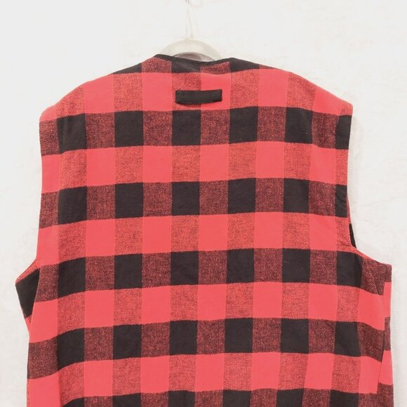 Mulberry Street Baffalo Plaid Vest Shacket Mens XL Gorpcore Outdoor Work Dad - Picture 6 of 9
